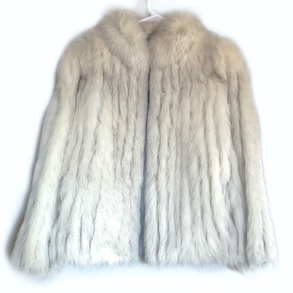 Vintage Silver Saga FOX fur coat